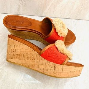 ✧⋆Coach 1941✧ Jazmin Summer Wedge Sandal Size 7